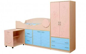 Набор мебели для детской Юниор -12.2 (700*1860) МДФ матовый в Чайковском - chajkovskij.mebel-74.com | фото