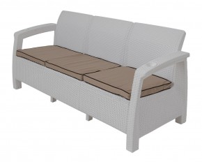 Диван Yalta Premium Sofa 3 Set (Ялта) белый (+подушки под спину) в Чайковском - chajkovskij.mebel-74.com | фото