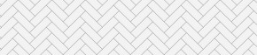 Фартук Метро керамик (белая) CPL пластик МДФ 6 мм в Чайковском - chajkovskij.mebel-74.com | фото