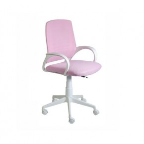 Кресло Ирис White сетка/ткань розовая в Чайковском - chajkovskij.mebel-74.com | фото