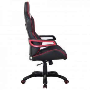 Кресло компьютерное BRABIX Nitro GM-001 (ткань/экокожа) черное, вставки красные (531816) в Чайковском - chajkovskij.mebel-74.com | фото