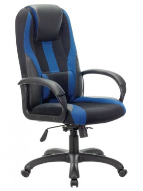 Кресло компьютерное BRABIX PREMIUM "Rapid GM-102" (экокожа/ткань, черное/синее) 532106 в Чайковском - chajkovskij.mebel-74.com | фото