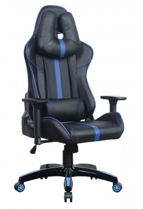Кресло компьютерное BRABIX "GT Carbon GM-120" (черное/синее) 531930 в Чайковском - chajkovskij.mebel-74.com | фото