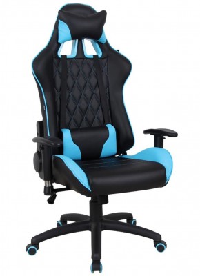 Кресло компьютерное BRABIX "GT Master GM-110" (черное/голубое) 531928 в Чайковском - chajkovskij.mebel-74.com | фото