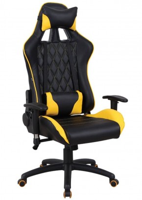 Кресло компьютерное BRABIX "GT Master GM-110" (черное/желтое) 531927 в Чайковском - chajkovskij.mebel-74.com | фото