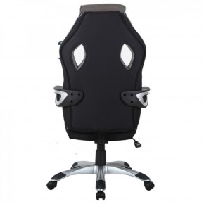 Кресло компьютерное BRABIX Techno GM-002 (ткань) черное/серое, вставки белые (531815) в Чайковском - chajkovskij.mebel-74.com | фото