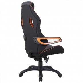 Кресло компьютерное BRABIX Techno Pro GM-003 (ткань черное/серое, вставки оранжевые) 531813 в Чайковском - chajkovskij.mebel-74.com | фото