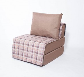 Кресло-кровать бескаркасное Харви (коричневый-квадро беж) в Чайковском - chajkovskij.mebel-74.com | фото
