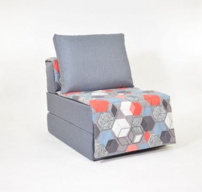 Кресло-кровать бескаркасное Харви (серый-геометрия слейт) в Чайковском - chajkovskij.mebel-74.com | фото