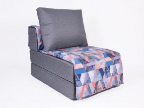 Кресло-кровать бескаркасное Харви (серый-сноу деним) в Чайковском - chajkovskij.mebel-74.com | фото