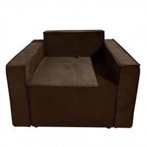 Кресло-кровать Принц КК1-ВК (велюр коричневый) в Чайковском - chajkovskij.mebel-74.com | фото