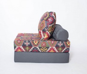 Кресло-кровать-пуф бескаркасное Прайм (мехико серый-графит) в Чайковском - chajkovskij.mebel-74.com | фото