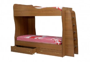 Кровать детская 2-х ярусная Юниор-1 (800*2000) ЛДСП в Чайковском - chajkovskij.mebel-74.com | фото