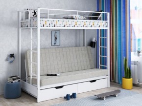Кровать двухъярусная с диваном "Мадлен-ЯЯ" с ящиками в Чайковском - chajkovskij.mebel-74.com | фото
