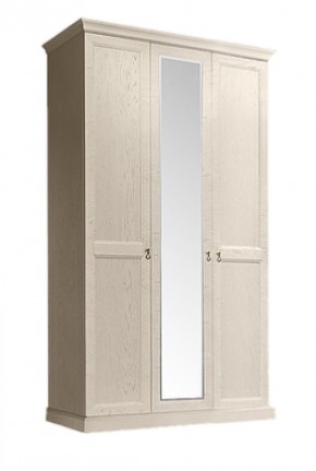 Шкаф 3-х дверный (с зеркалом) для платья и белья Венеция дуб седан (ВНШ1/3) в Чайковском - chajkovskij.mebel-74.com | фото